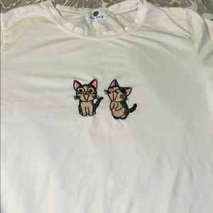 Embroided Chi T shirt Anime 🐱 🐈